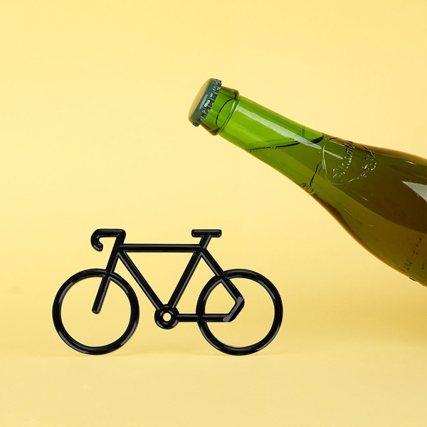 Balvi Abrebotellas Tourmalet Color negro En forma de bicicleta Metal