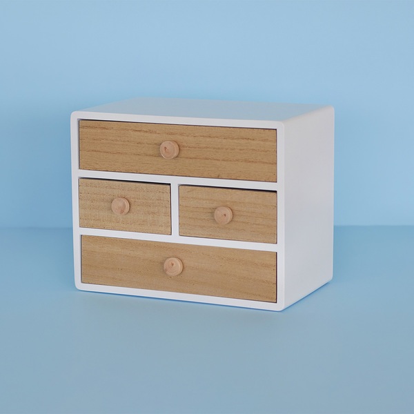 Balvi Organizador Joyas House Color Blanco Joyero Con Tres Cajones De  Madera Con Asa Madera/metal con Ofertas en Carrefour