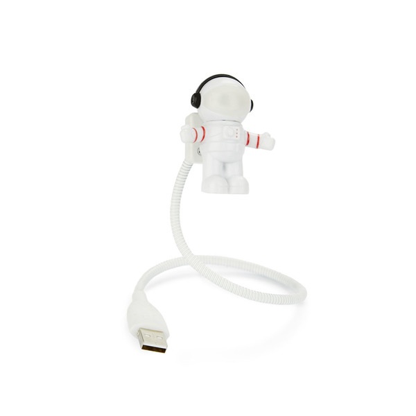 alvi-USB-Lampe Starman Farbe Weiß USB-Lampe mit flexiblem Arm zum genauen Ausrichten des Lichtstrahl