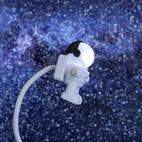 alvi-USB-Lampe Starman Farbe Weiß USB-Lampe mit flexiblem Arm zum genauen Ausrichten des Lichtstrahl