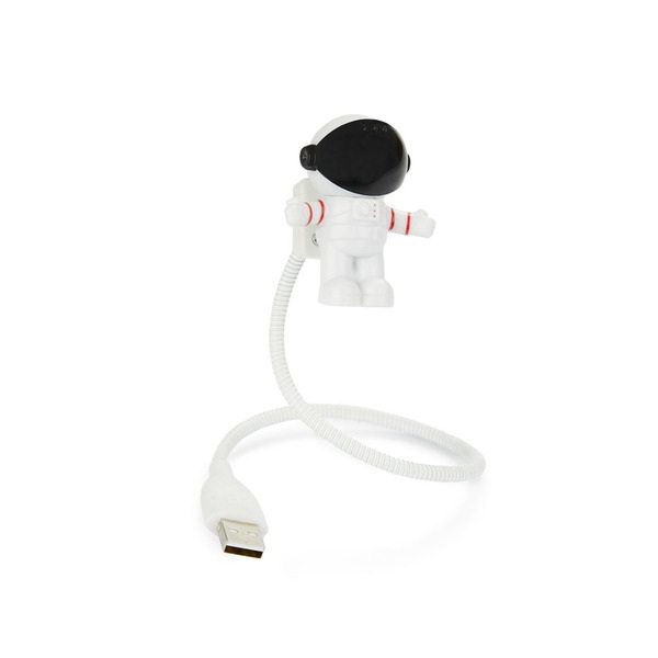 alvi-USB-Lampe Starman Farbe Weiß USB-Lampe mit flexiblem Arm zum genauen Ausrichten des Lichtstrahl