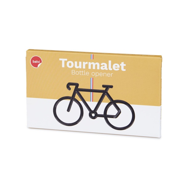 Balvi Abrebotellas Tourmalet Color negro En forma de bicicleta Metal