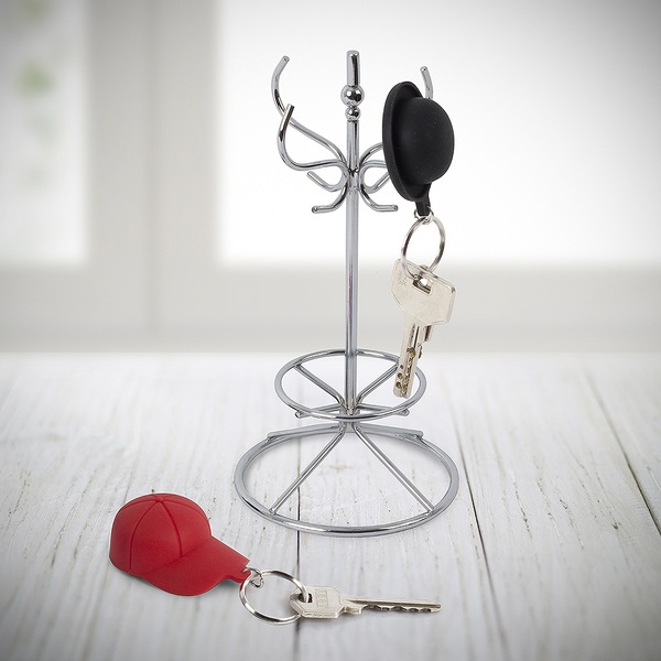 alvi LLaveros con soporte Chapeau! Color colores Llaveros identificador para hombres y mujeres perch