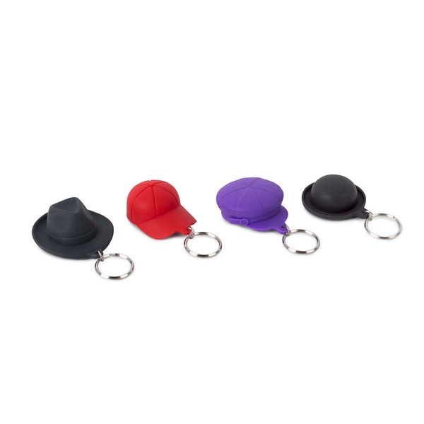 alvi LLaveros con soporte Chapeau! Color colores Llaveros identificador para hombres y mujeres perch