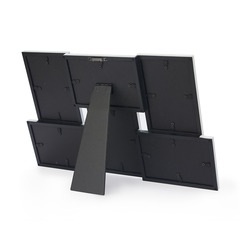 alvi Fotorahmen Isernia Weiß Fassungsvermögen: 6 Fotos Fotogröße: 10 x15 cm Zum Aufstellen oder zum