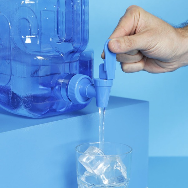 Balvi - Distributeur d'eau H2O de 5,5 litres, en plastique PETGPRATIQUE