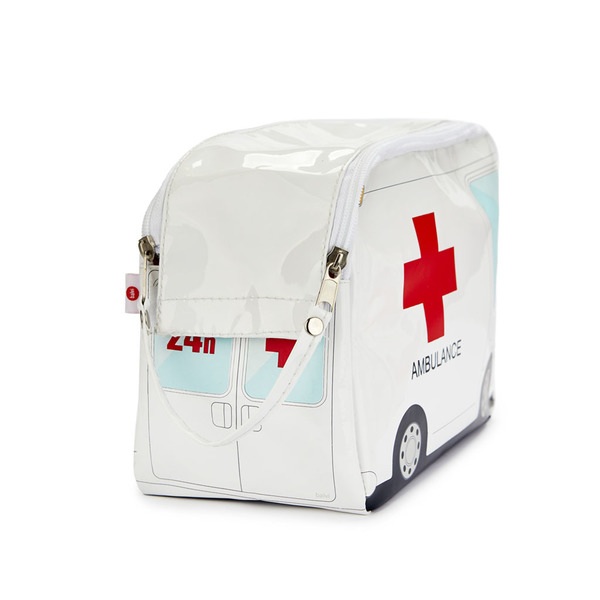 alvi Estuche medicamentos Ambulance Color blanco Neceser de medicamentos para poder incluir botiquin