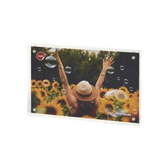 Balvi Photo frame Candy Magnetic photo size: 13x18 cm Desktop model Acrylic 13x18 cmEASY ASSEMBLING