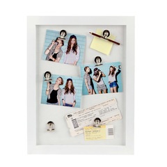 alvi Multiple frame Madison White colour for multiple photos Magnetic wall frame Original photo fram