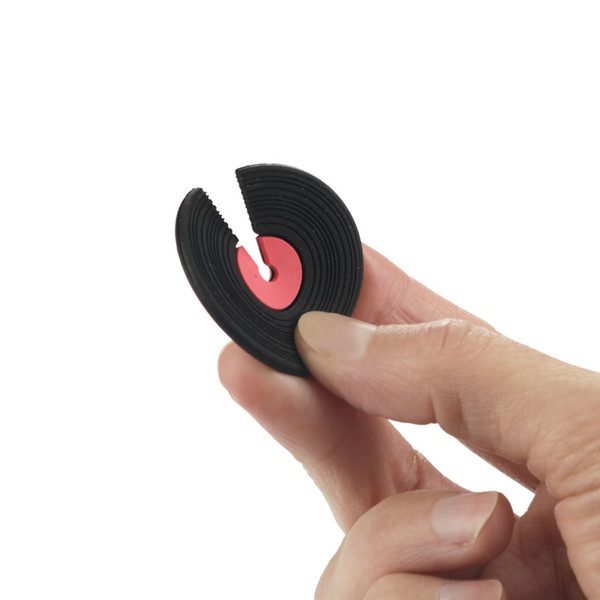 Balvi Glass marker Greatest Hits Colour black In the shape of vinyl records Silicone