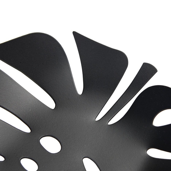 Balvi Frutero Monstera Color Negro Decoración con la planta en tendencia Metal