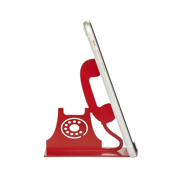alvi Smartphone-Halter Riing Farbe Rot Geeignet für das Büro, den Schreibtisch, das Schlafzimmer ode