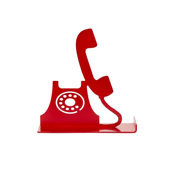 alvi Smartphone-Halter Riing Farbe Rot Geeignet für das Büro, den Schreibtisch, das Schlafzimmer ode