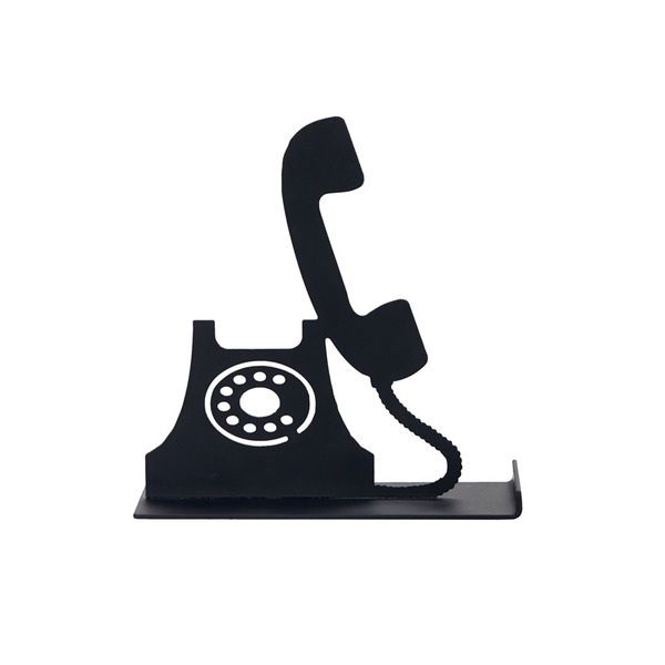 alvi Smartphone-Halter Riing Farbe Schwarz Geeignet für das Büro, den Schreibtisch, das Schlafzimmer