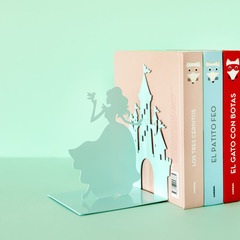 alvi Buchstütze Fairy Tale Farbe Türkis Basierend auf dem Märchen Aschenputtel, eine Prinzessin und