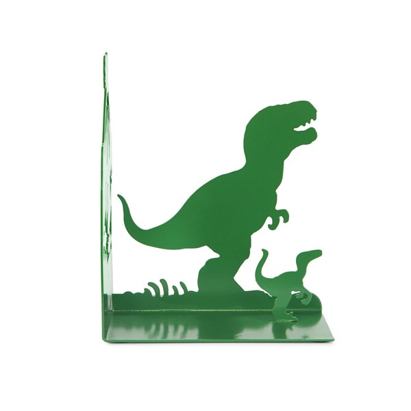 Balvi Sujetalibros Jurassic Color Verde Inspirado en los cuentos de dinosaurios Metal