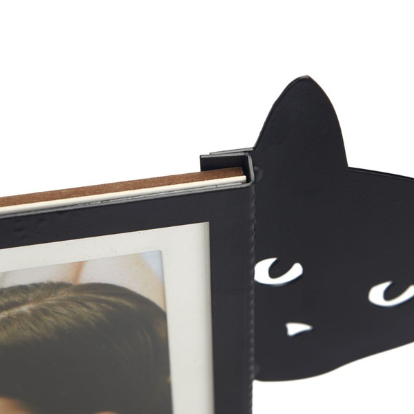 alvi Marco Hidden Cat Color Negro Diseño en forma de gato, para los amantes de los animales Metal 15
