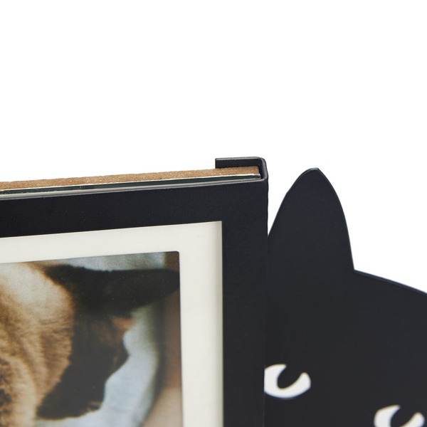 alvi Marco Hidden Cat Color Negro Diseño en forma de gato, para los amantes de los animales Metal 10