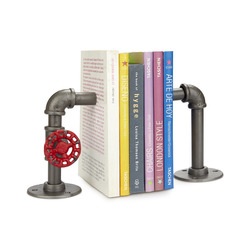 Balvi - Pipeline Balvi Bookend Pipeline Gray colour Faucets transformed into decoration Iron