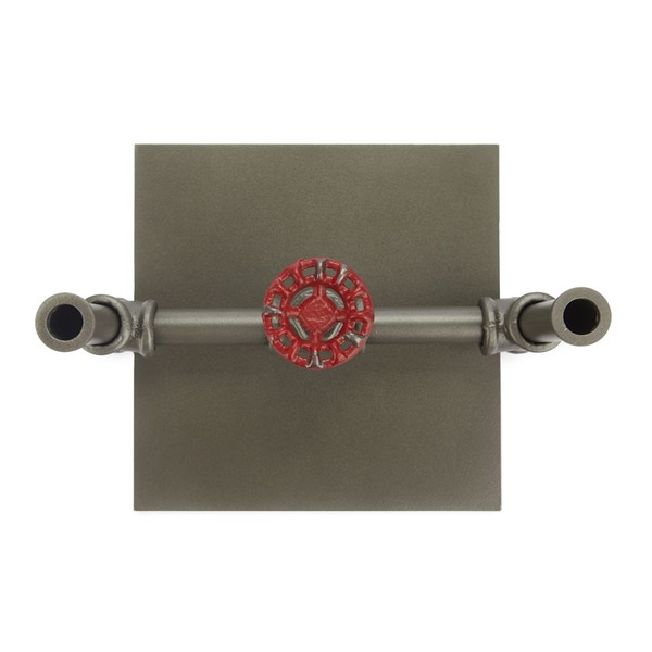 Balvi Servilletero Pipeline Color Gris Grifería transformada en decoración Hierro 20 cm