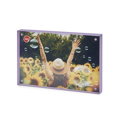 alvi - Candy Balvi Frame Candy Transparent magnetic picture frame without frame, with mauve sides Ac