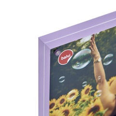 alvi - Candy Balvi Frame Candy Transparent magnetic picture frame without frame, with mauve sides Ac