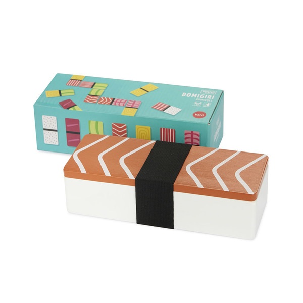 alvi Jeu de dominos Domigiri Jeu des dominos classique avec un design original inspiré des Sushis Bo