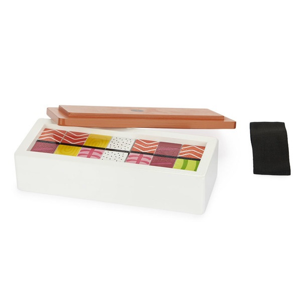 alvi Jeu de dominos Domigiri Jeu des dominos classique avec un design original inspiré des Sushis Bo