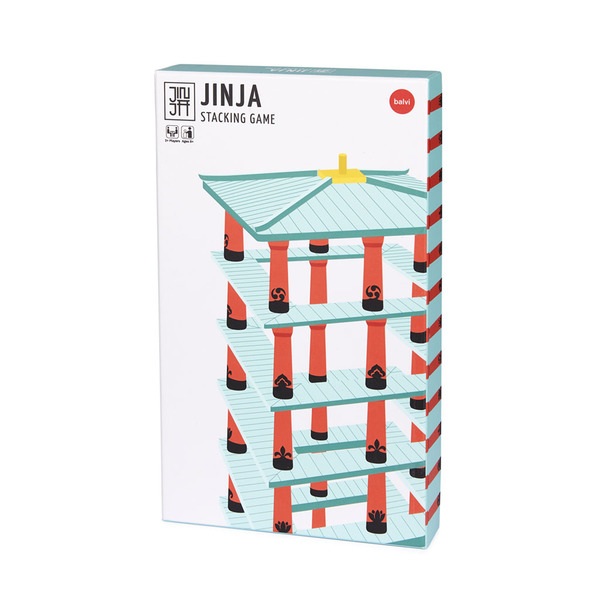 Balvi Juego de mesa equilibrio Jinja Juego de bloques al estilo japonés Madera