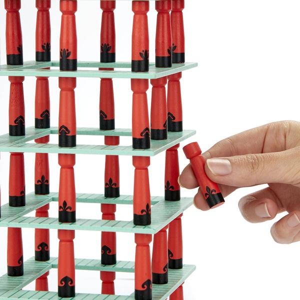 Balvi Juego de mesa equilibrio Jinja Juego de bloques al estilo japonés Madera