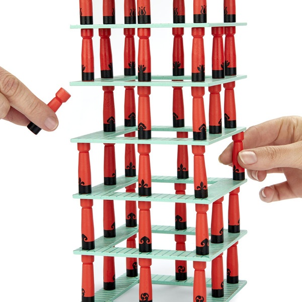 Balvi Juego de mesa equilibrio Jinja Juego de bloques al estilo japonés Madera
