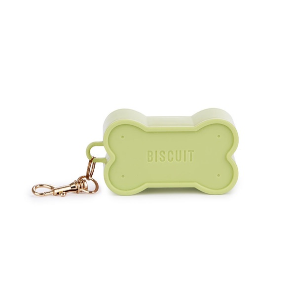 alvi Porta sacchetti igenici per cani Biscuit Colore Verde Per le passeggiate con il tuo animale dom