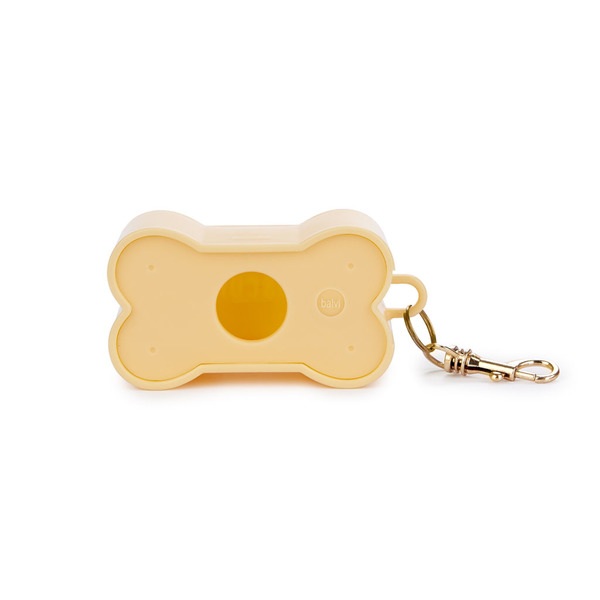 alvi Dispensador bolsas perro Biscuit Color Beige Para los paseos con tu mascota Con forma de gallet