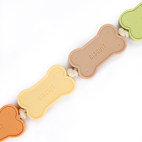 Balvi - Biscuit Balvi Dog leash Biscuit Lightweight, and shaped like dog cookies Plastic 108 cm