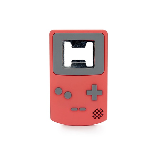 alvi Abrebotellas Start Game Color Rojo Diseño divertido y colorido con forma de Game Boy Plástico/m