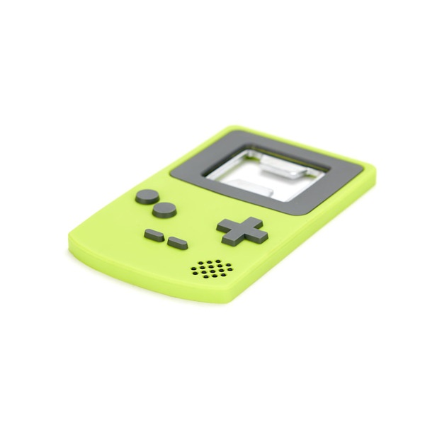 alvi Abrebotellas Start Game Color Verde Diseño divertido y colorido con forma de Game Boy Plástico/