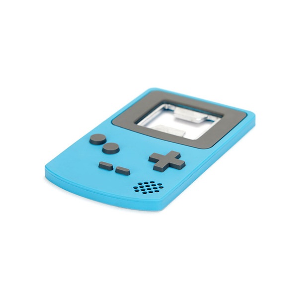alvi Abrebotellas Start Game Color Azul Diseño divertido y colorido con forma de Game Boy Plástico/m