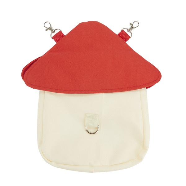 Balvi Bolsa heno Mushroom Comedero de tela con diseño de seta para pequeños roedores Poliéster