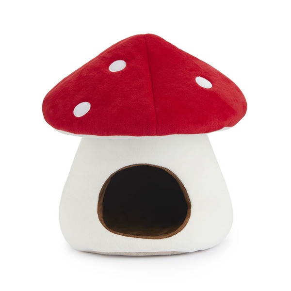 Balvi Cama para cobaya Mushroom Cama de tela con diseño de seta para pequeños roedores Poliéster