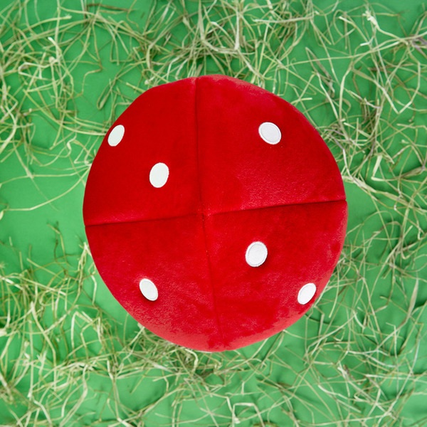 Balvi Cama para cobaya Mushroom Cama de tela con diseño de seta para pequeños roedores Poliéster