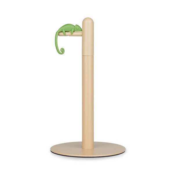 Balvi Küchenpapierhalter Chamy Grünes Chamäleon, dessen Schwanz zum Küchenpapierhalter wird Metall