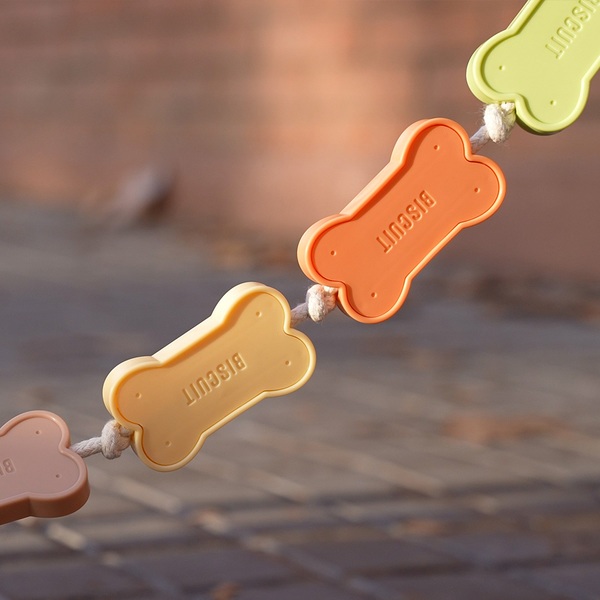 Balvi - Biscuit Balvi Dog leash Biscuit Lightweight, and shaped like dog cookies Plastic 108 cm