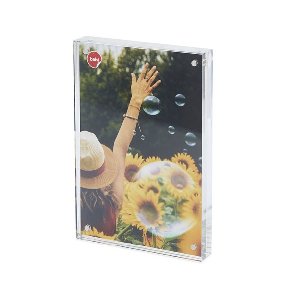 alvi P/foto Candy Portafoto magnetico per foto da 10x15 cm Modello da appoggio Acrilico 10x15 cmFACI