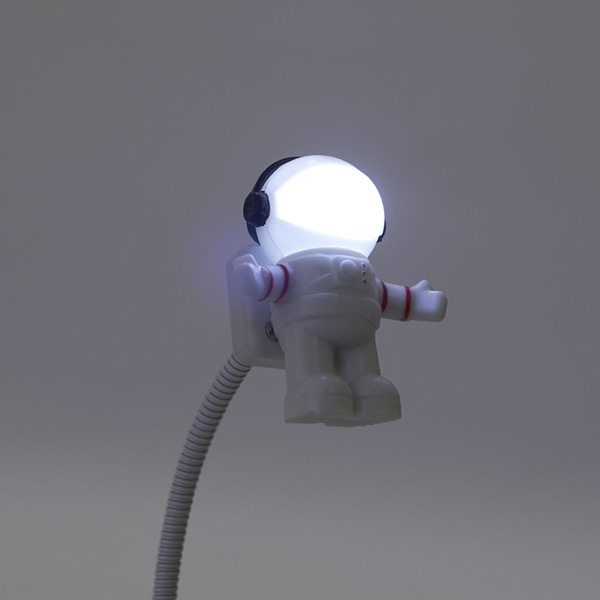 alvi-USB-Lampe Starman Farbe Weiß USB-Lampe mit flexiblem Arm zum genauen Ausrichten des Lichtstrahl