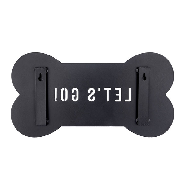 Balvi Organizador accesorios mascota Biscuit Color Negro Metal 38x20 cm