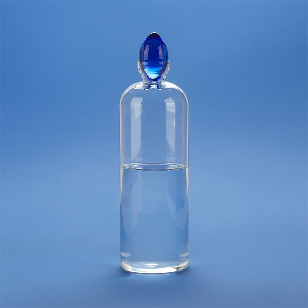 Balvi Botella de agua Gourami Color azul Con Tapón en Forma de Pez 1