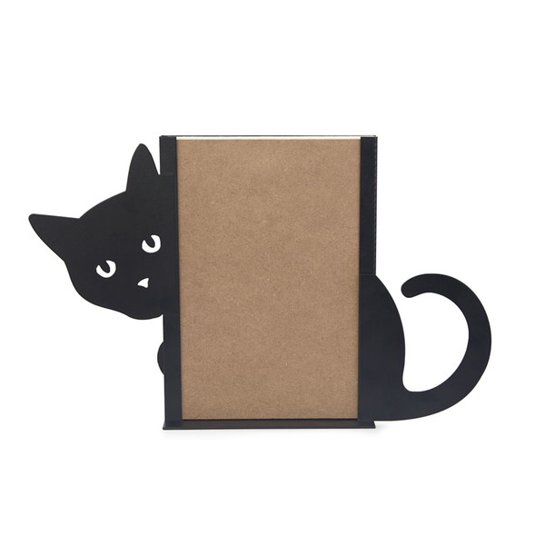 alvi Marco Hidden Cat Color Negro Diseño en forma de gato, para los amantes de los animales Metal 10