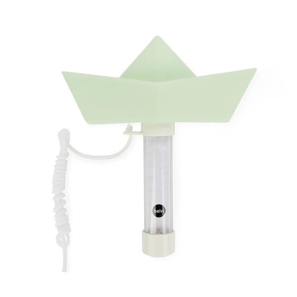 Balvi Termometro piscina Paper Boat Colore Turchese Barca origami galleggiante Plastica 15x16 cm