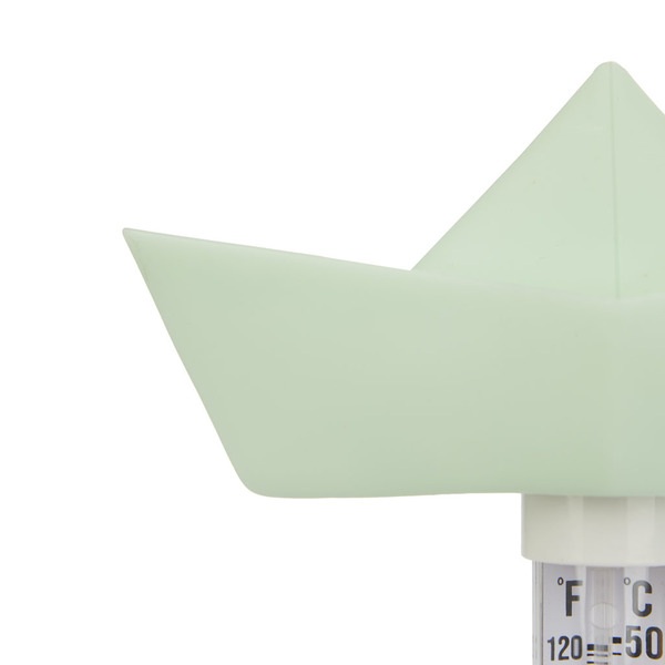 Balvi Termometro piscina Paper Boat Colore Turchese Barca origami galleggiante Plastica 15x16 cm
