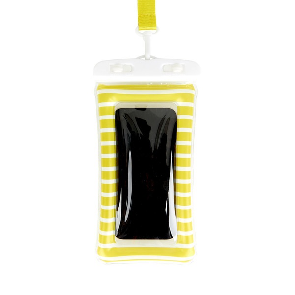 alvi Wasserdichte Hülle Phone Hut Farbe gelb Schwimmend Großes Fassungsvermögen Halsband zum Umhänge